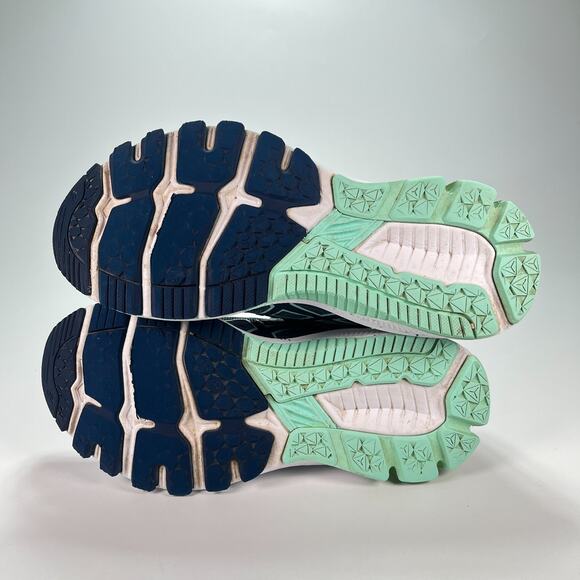 ASICS GT-1000 9 Dark Blue Mint Stability Running Shoes 1012A651 Women's Size 6 - Picture 8 of 11